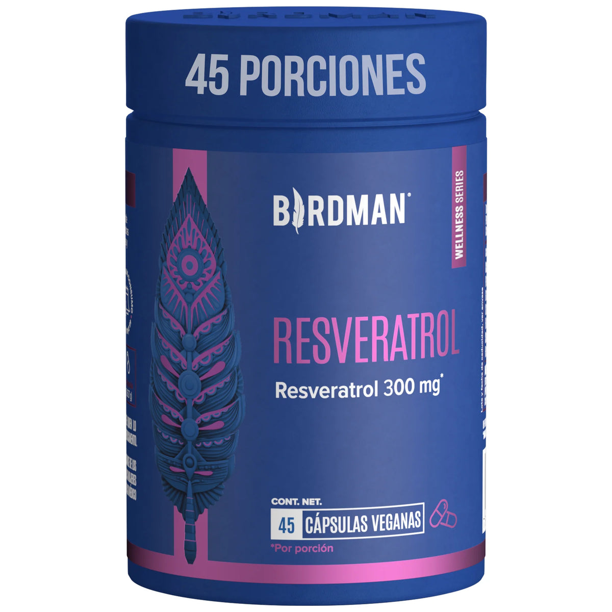 Resveratrol - 45 Cápsulas - 45 Porciones