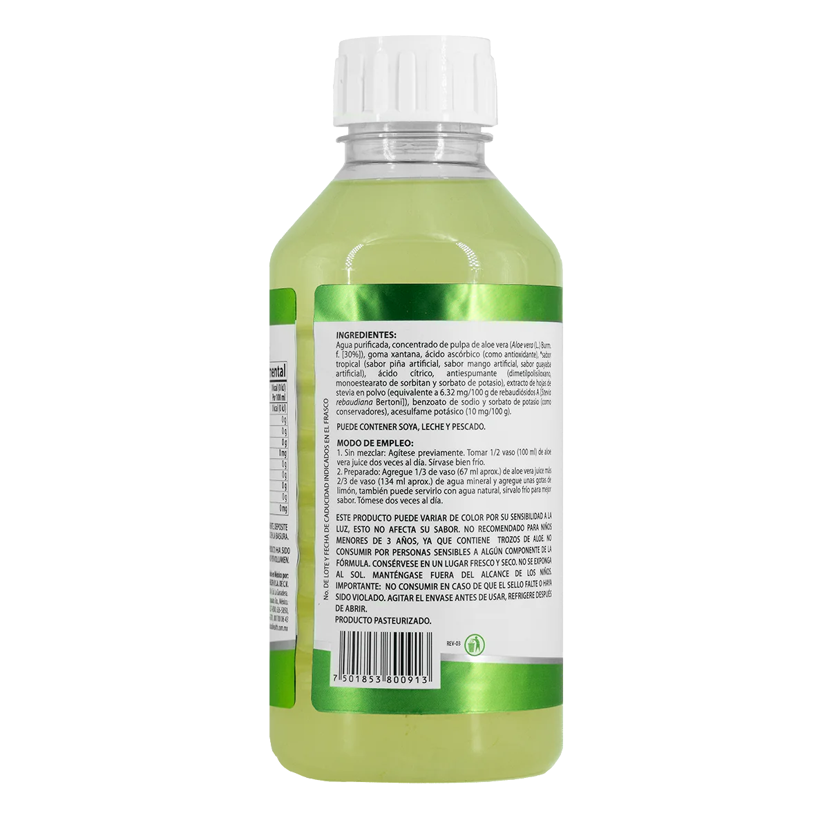 JUGO DE ALOE VERA SABOR TROPICAL 1L