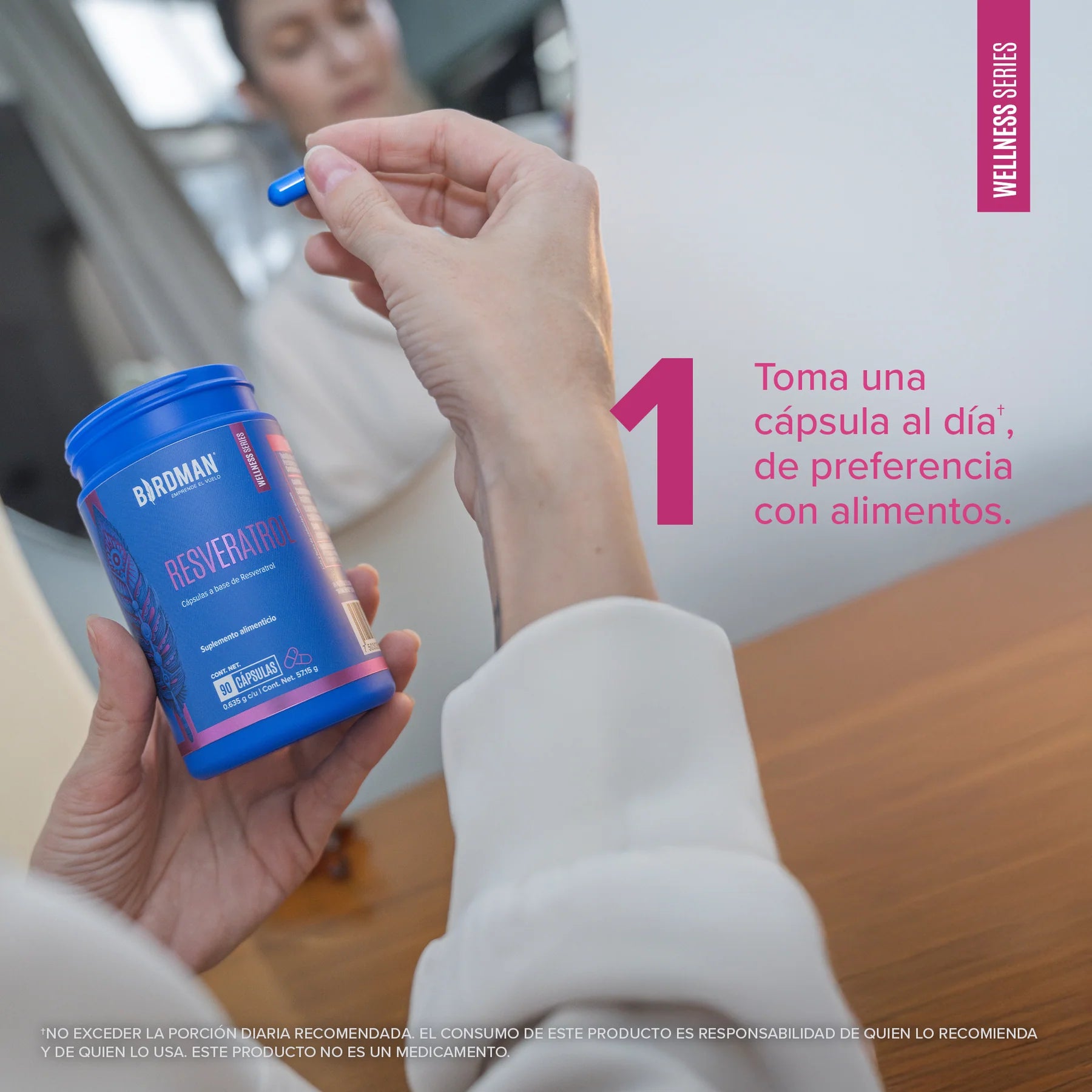 Resveratrol - 45 Cápsulas - 45 Porciones