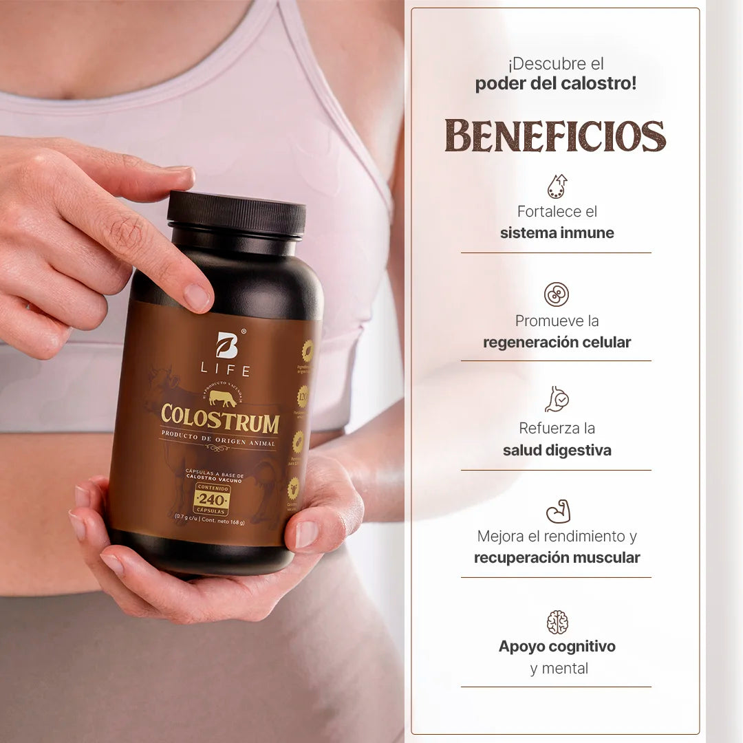Colostrum | Calostro puro de Bovino 240 caps