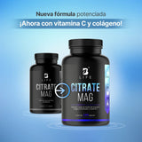 Citrate Mag | Citrato de Magnesio | Nueva Fórmula Potenciada 120 Caps | 800 mg