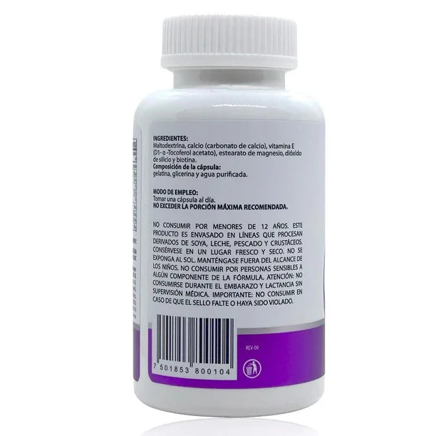 BIONAT LINEA BLANCA FRASCO CON 60 CAP DE  500 MG