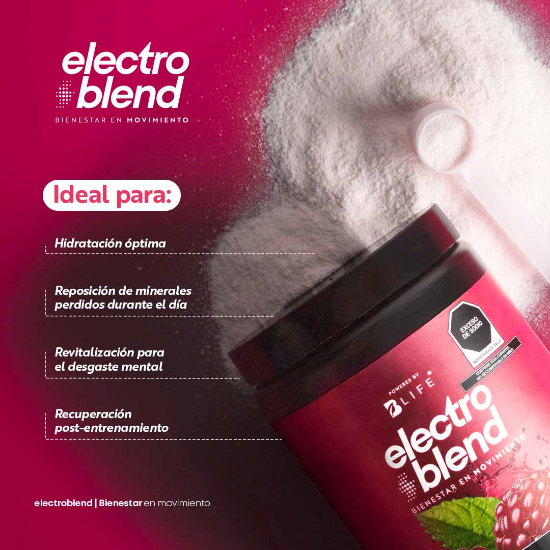 Electroblend Raspberry | Bebida Hidratante Frambuesa 60 servicios 360 g