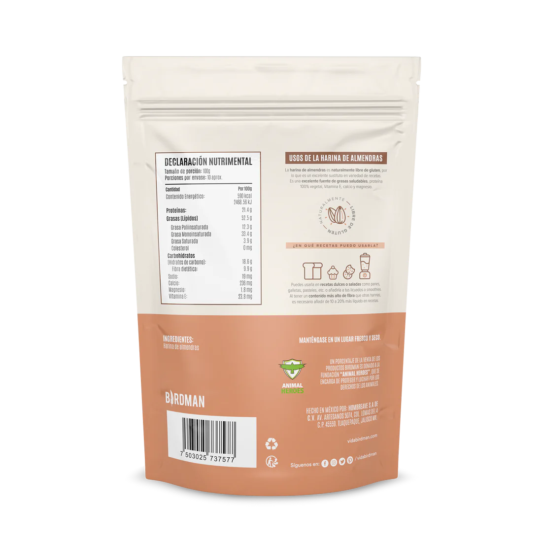 Harina de Almendras 1 kg
