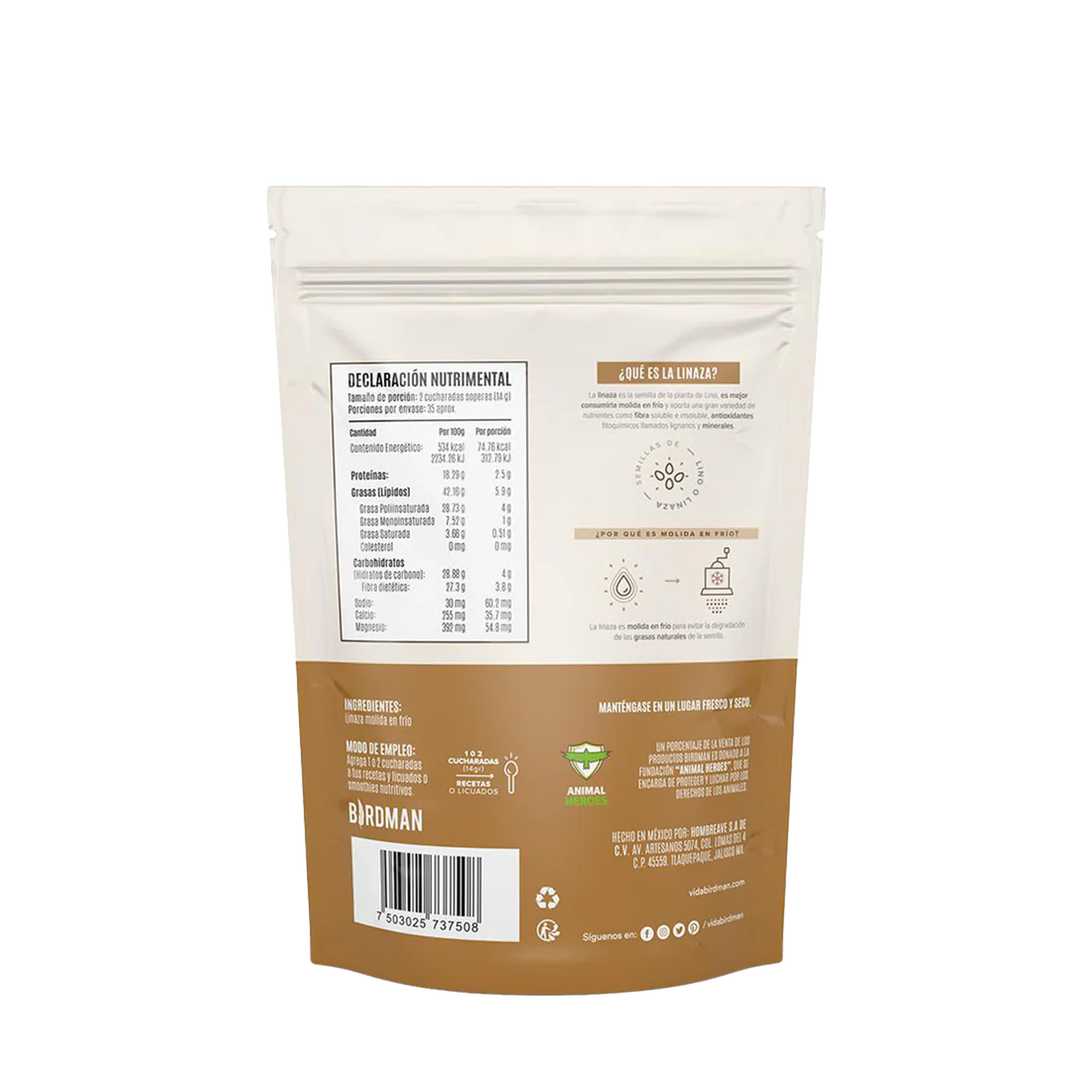 Linaza Molida 500 gr