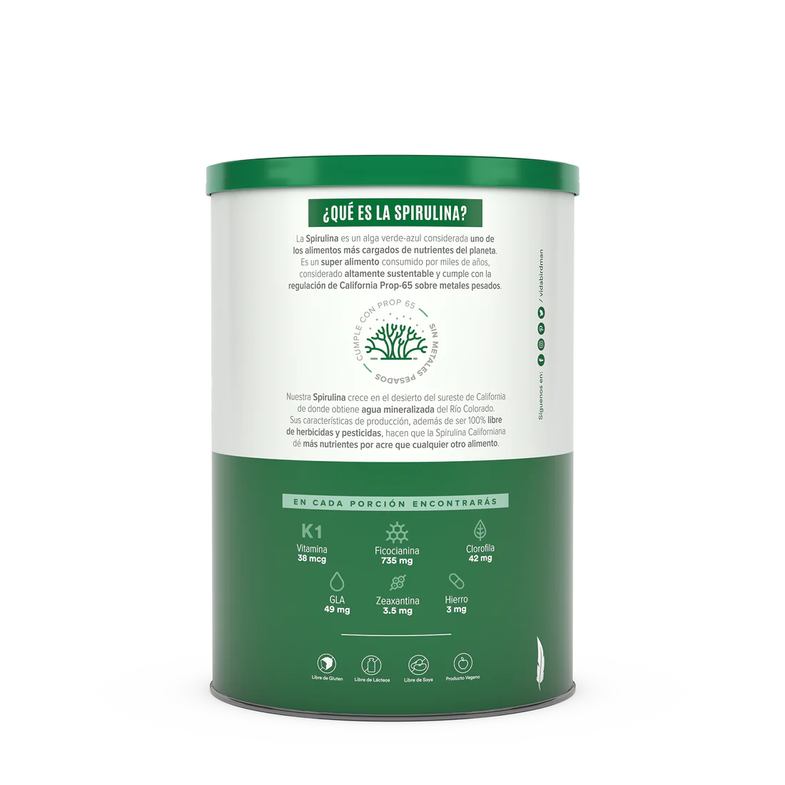 Spirulina En Polvo 360 g