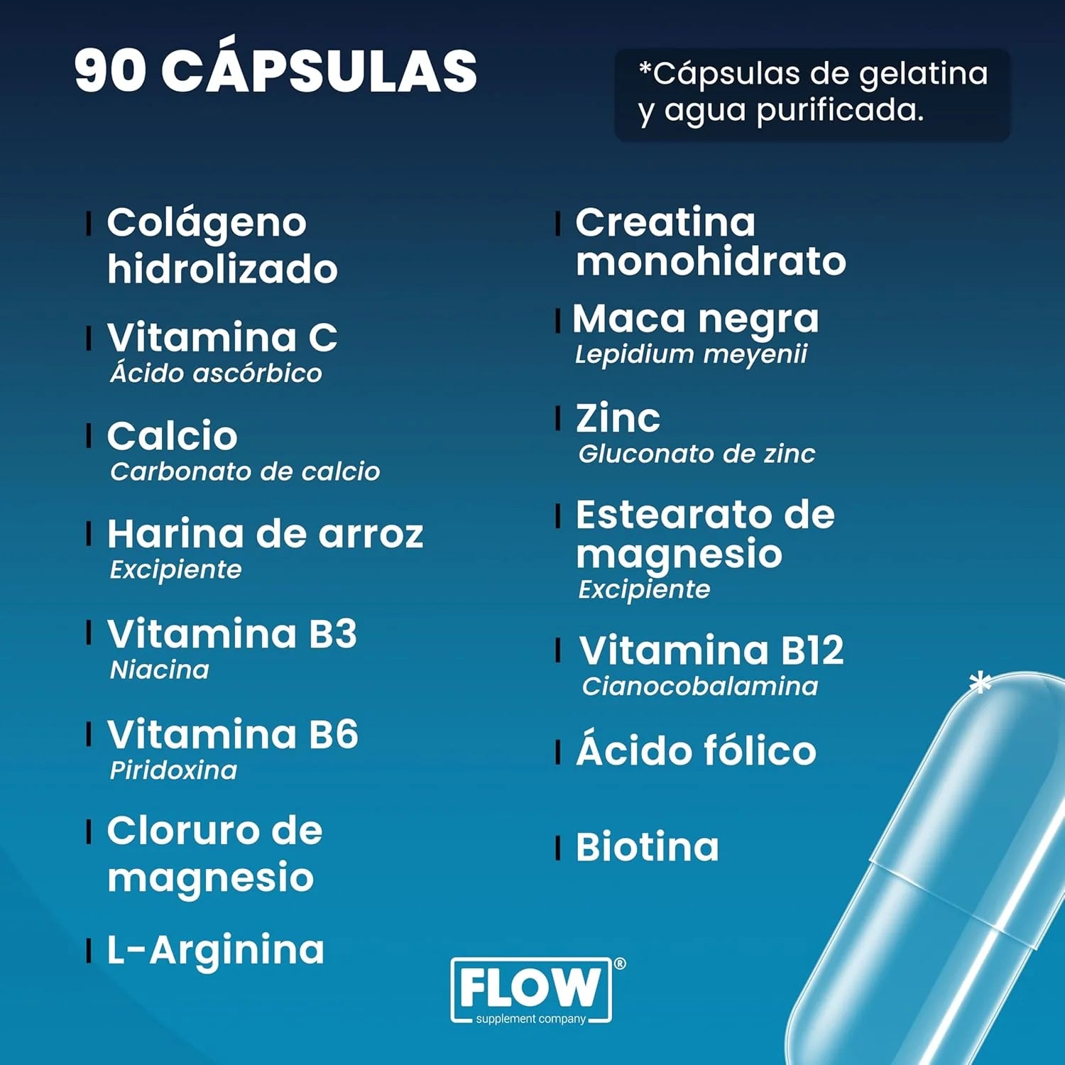 Multivitaminico Premium Hombre / 90 capsulas de 500 mg