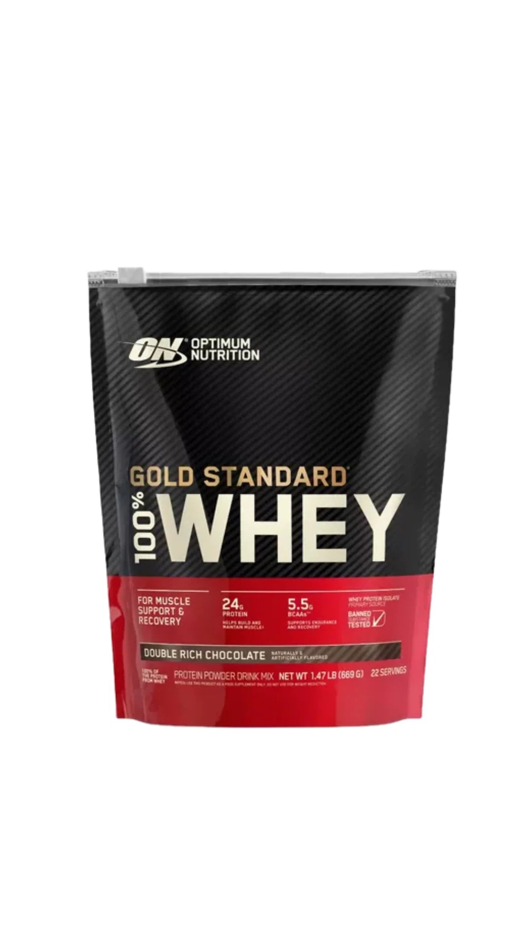 100% WHEY GOLD STD 1.47 LB DOUBLE RICH CHOCOLATE