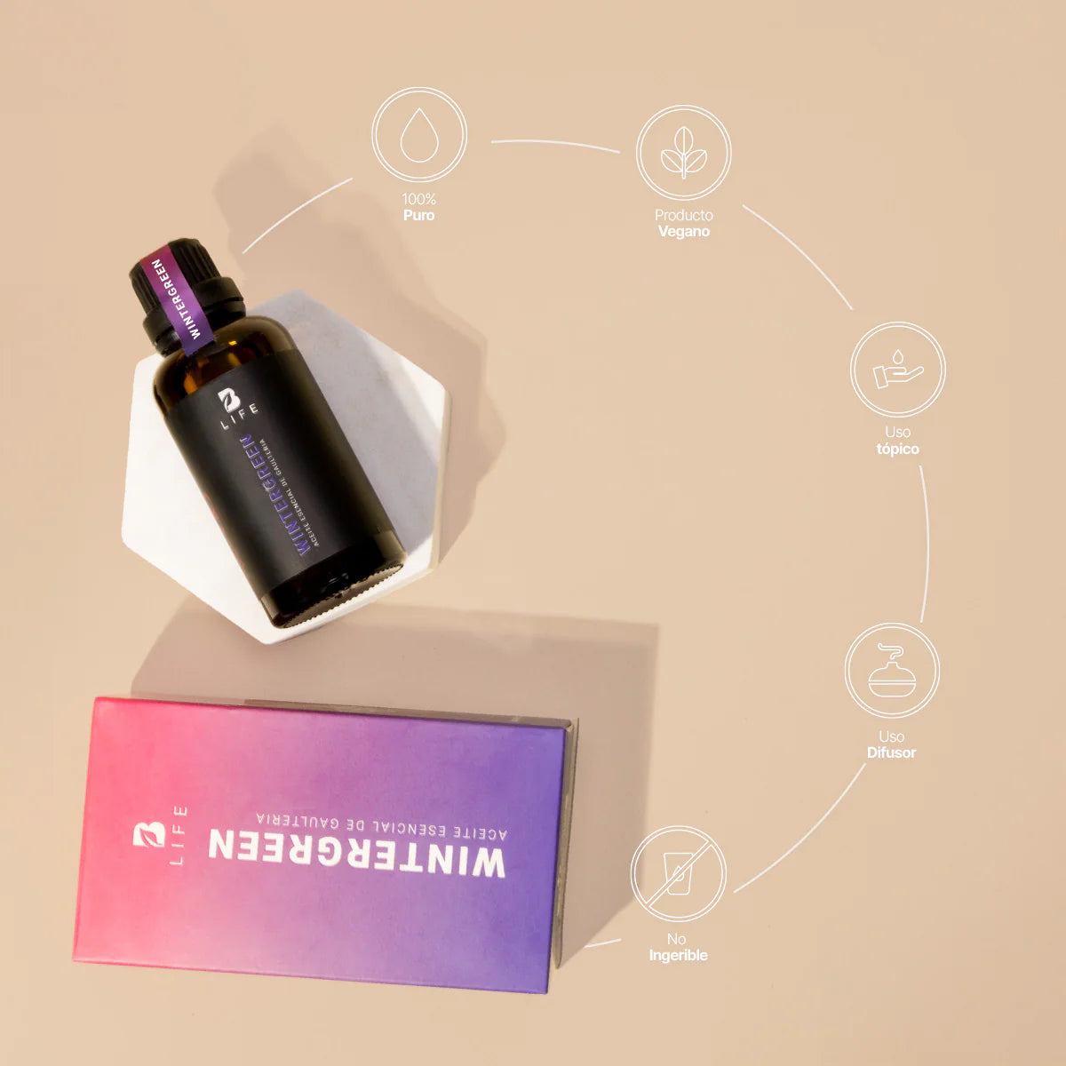 Wintergreen Essential Oil | Aceite esencial de Gaulteria 50 ml